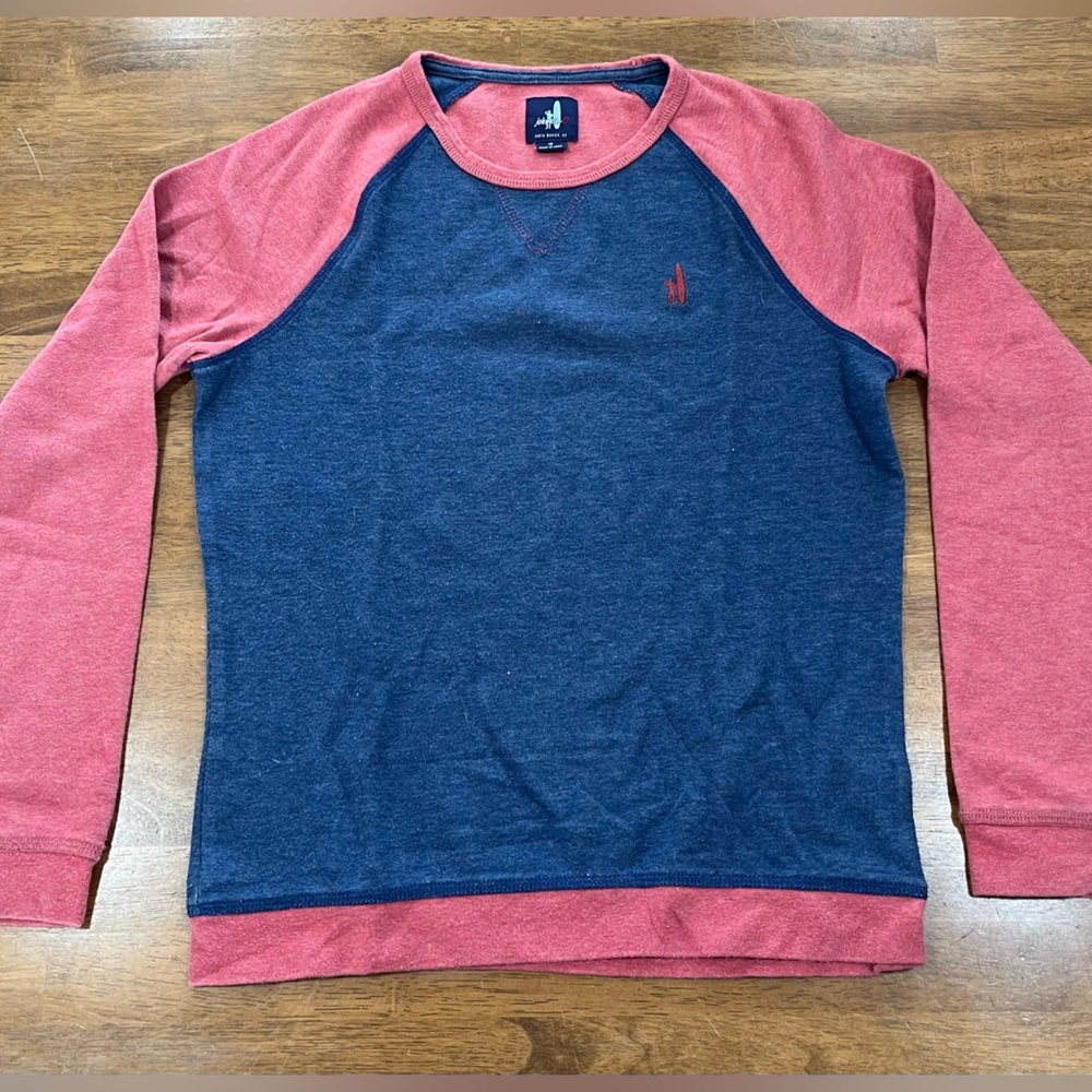 Johnnie-O Conor Jr. Blue/Red Pullover